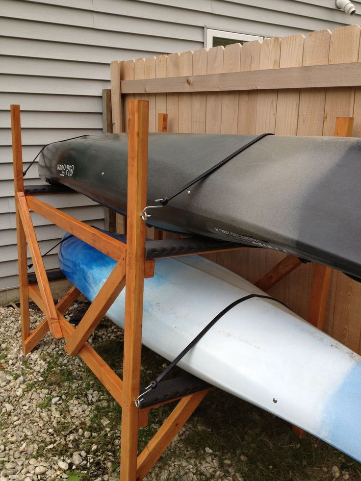 DIY Kayak Wall Rack
 16 best images about Kayaks & Canoes on Pinterest