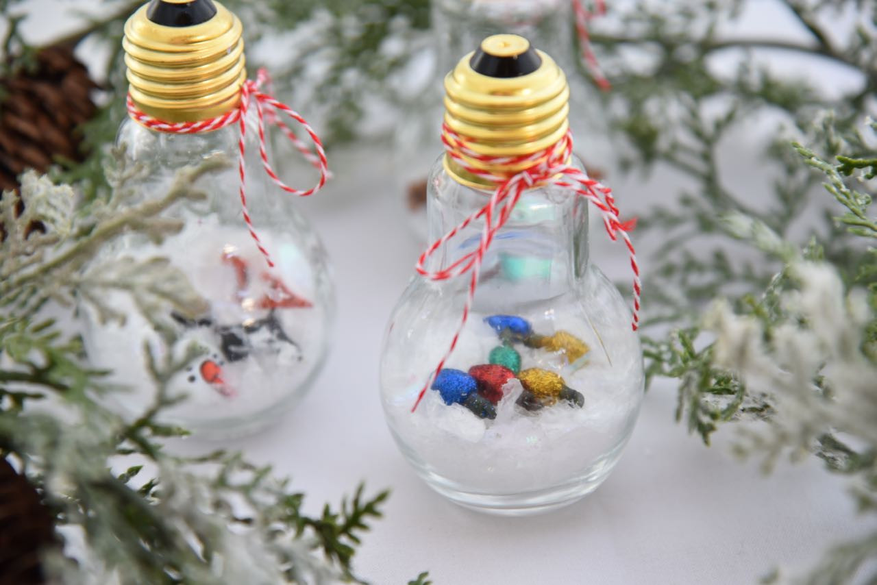 DIY Kid Friendly Christmas Ornaments
 DIY Snow Globe Ornaments