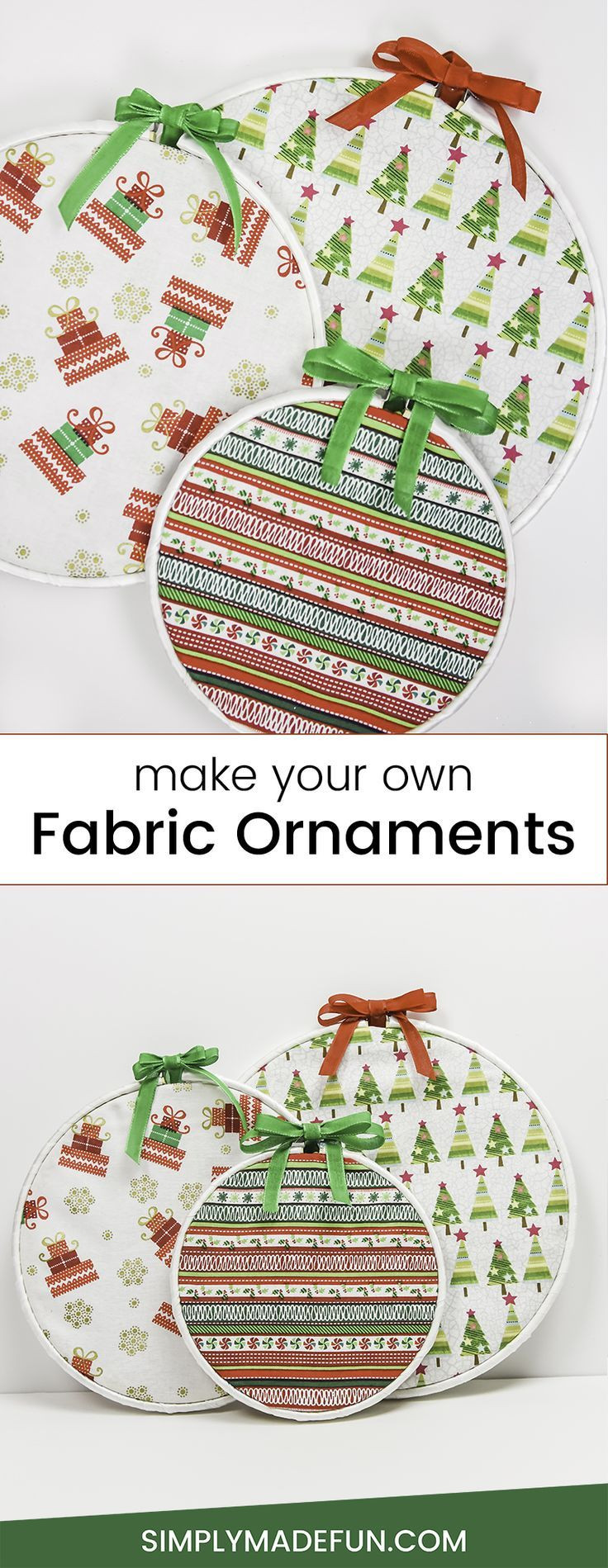 DIY Kid Friendly Christmas Ornaments
 DIY Fabric Ornaments