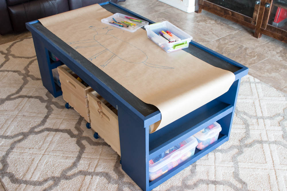 DIY Kids Activity Table
 Free Plans Build a DIY 4 in 1 Activity Table Addicted