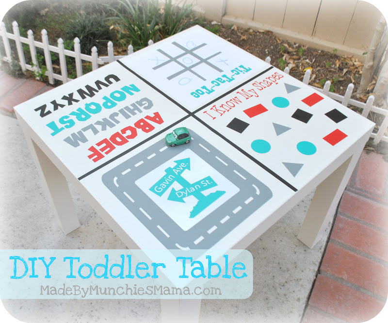 DIY Kids Activity Table
 DIY Toddler Game Table The 36th AVENUE