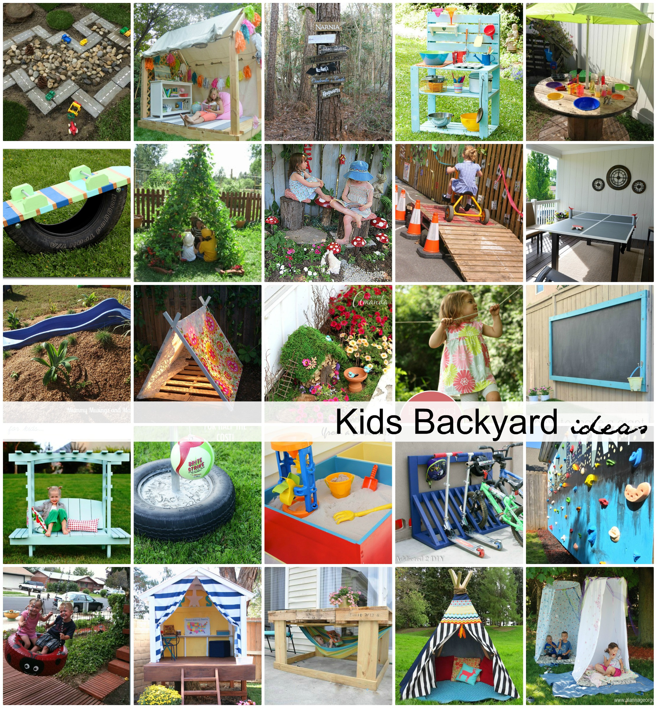 DIY Kids Backyard
 DIY Backyard Ideas for Kids The Idea Room