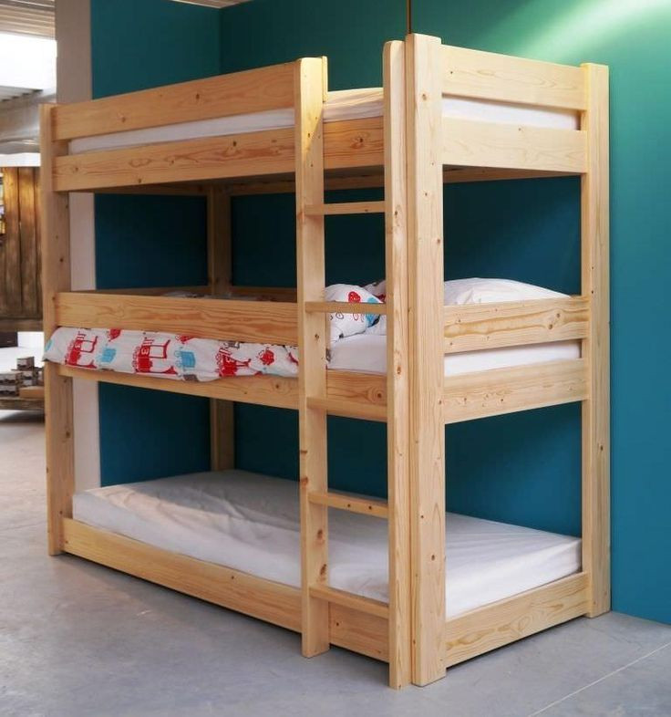 DIY Kids Bed Plans
 Diy Triple Bunk Beds WoodWorking Projects & Plans