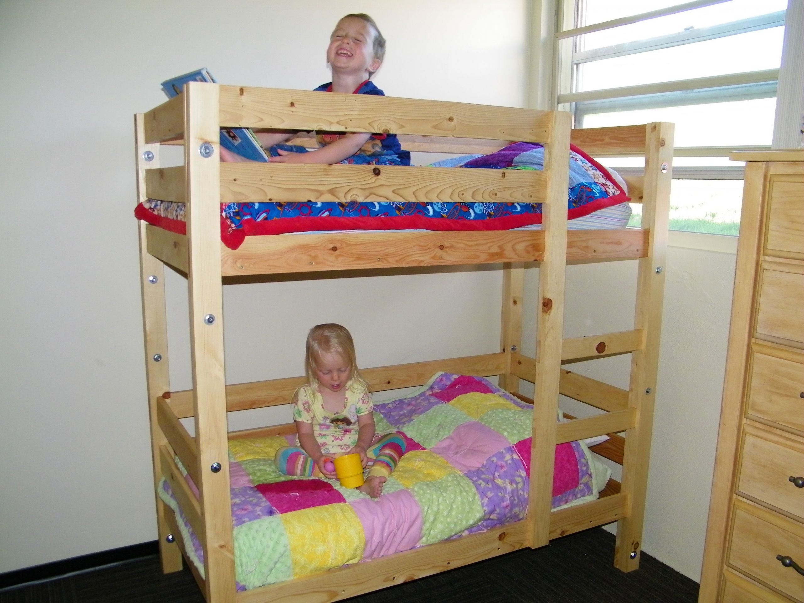 DIY Kids Bed Plans
 Toddler Bunk Bed Plans