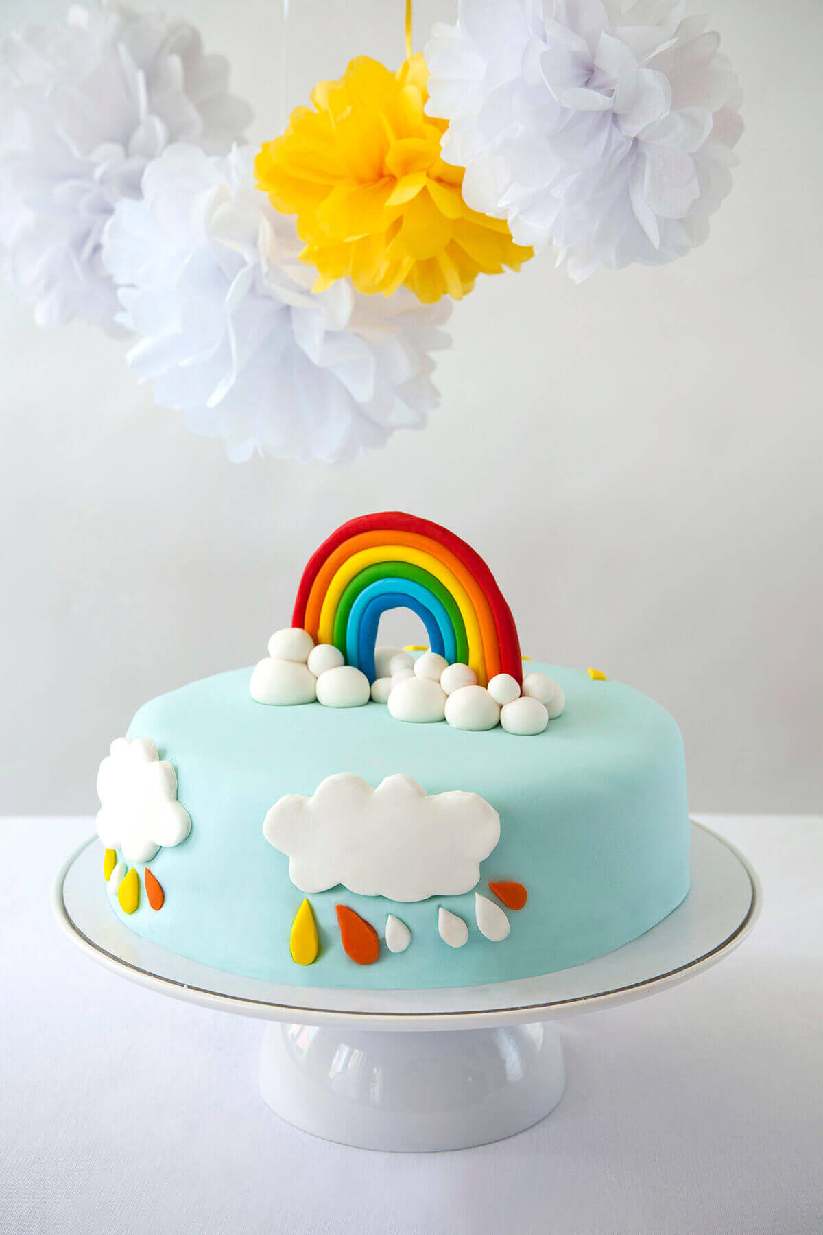 DIY Kids Birthday Cake
 Rainbow Themed DIY Birthday Cake Decorating Kit for Kids