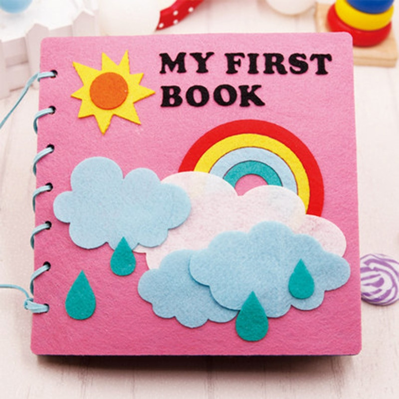 DIY Kids Books
 Early education cloth book Kindergarten self made picture