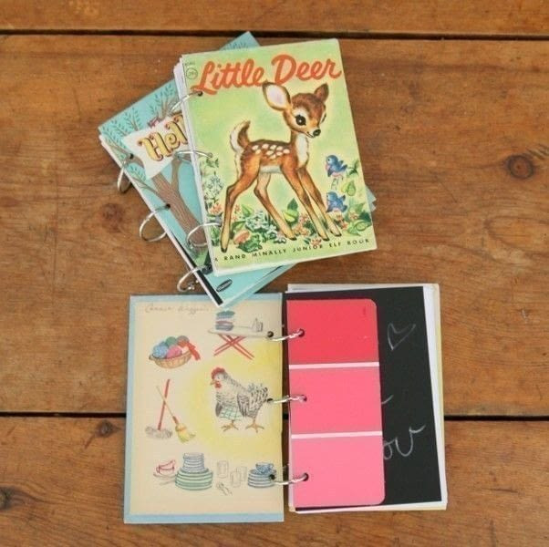 DIY Kids Books
 Diy Vintage Children s Book Note Books · How To Make A