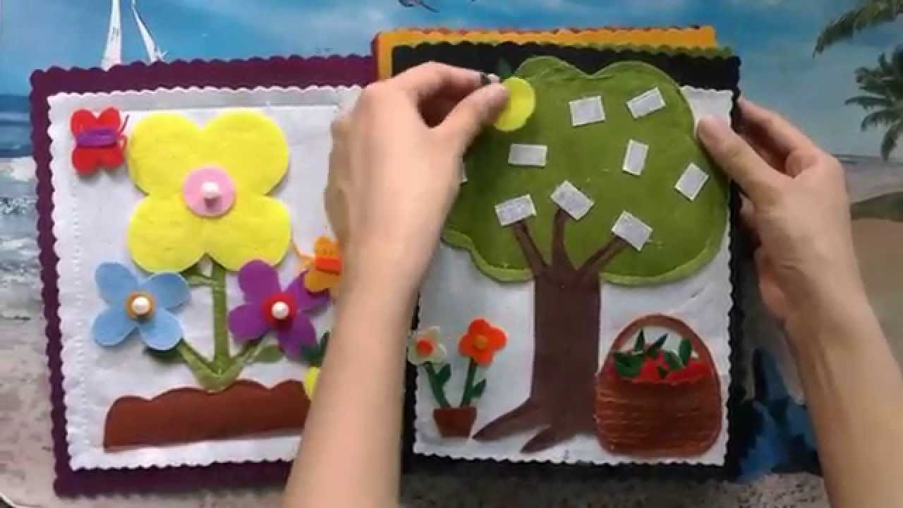 DIY Kids Books
 handmade diy craft quiet books [ t ideas for children