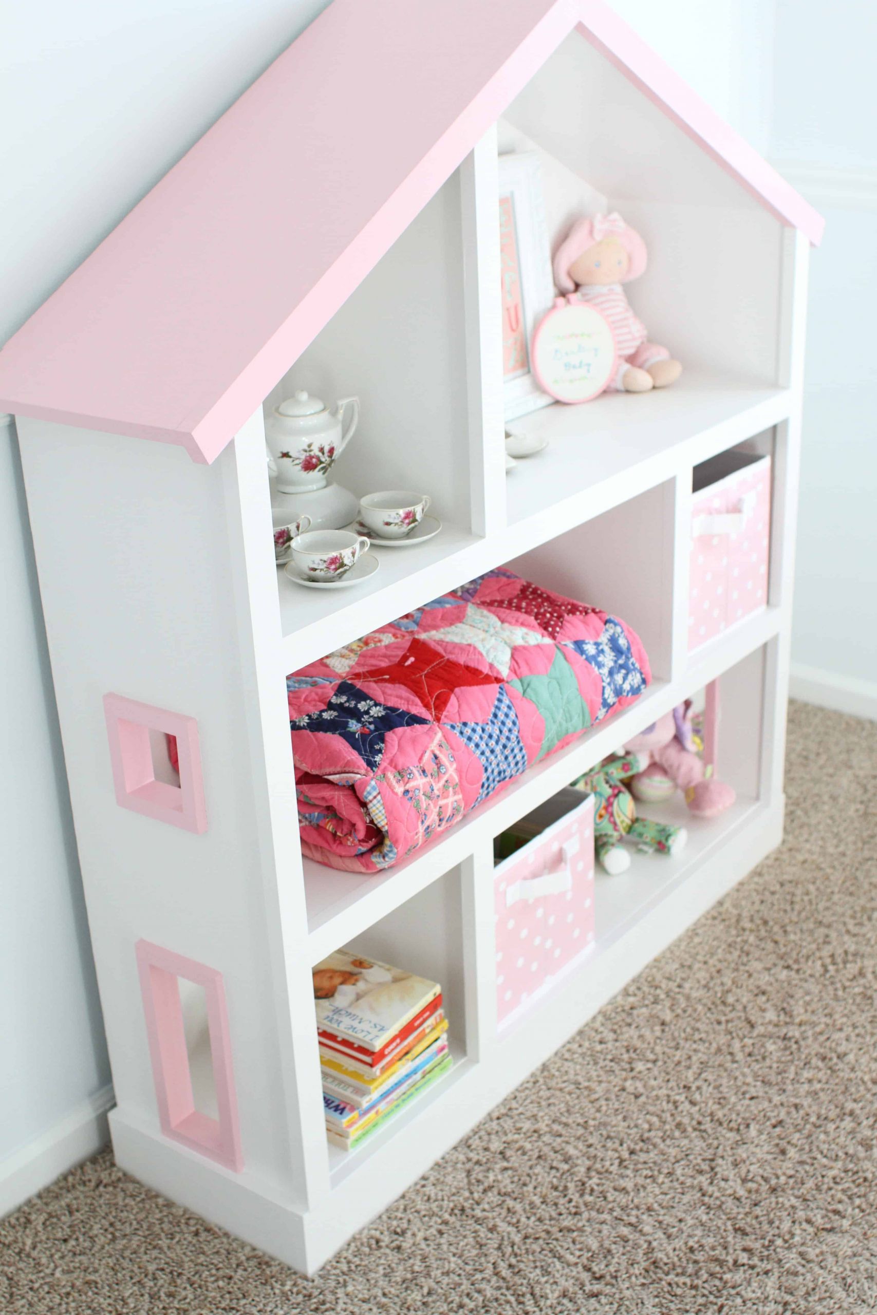 DIY Kids Bookshelves
 DIY Dollhouse Bookcase I Can Teach My Child
