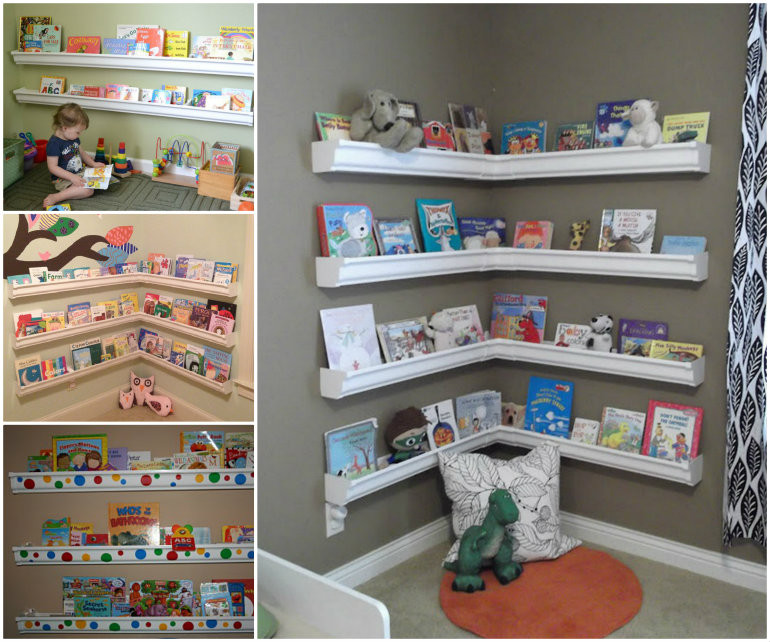 DIY Kids Bookshelves
 Wonderful DIY Smart Sheep Bookshelf For Kids