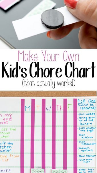 DIY Kids Chore Chart
 Kid s Chore Chart that Really Works