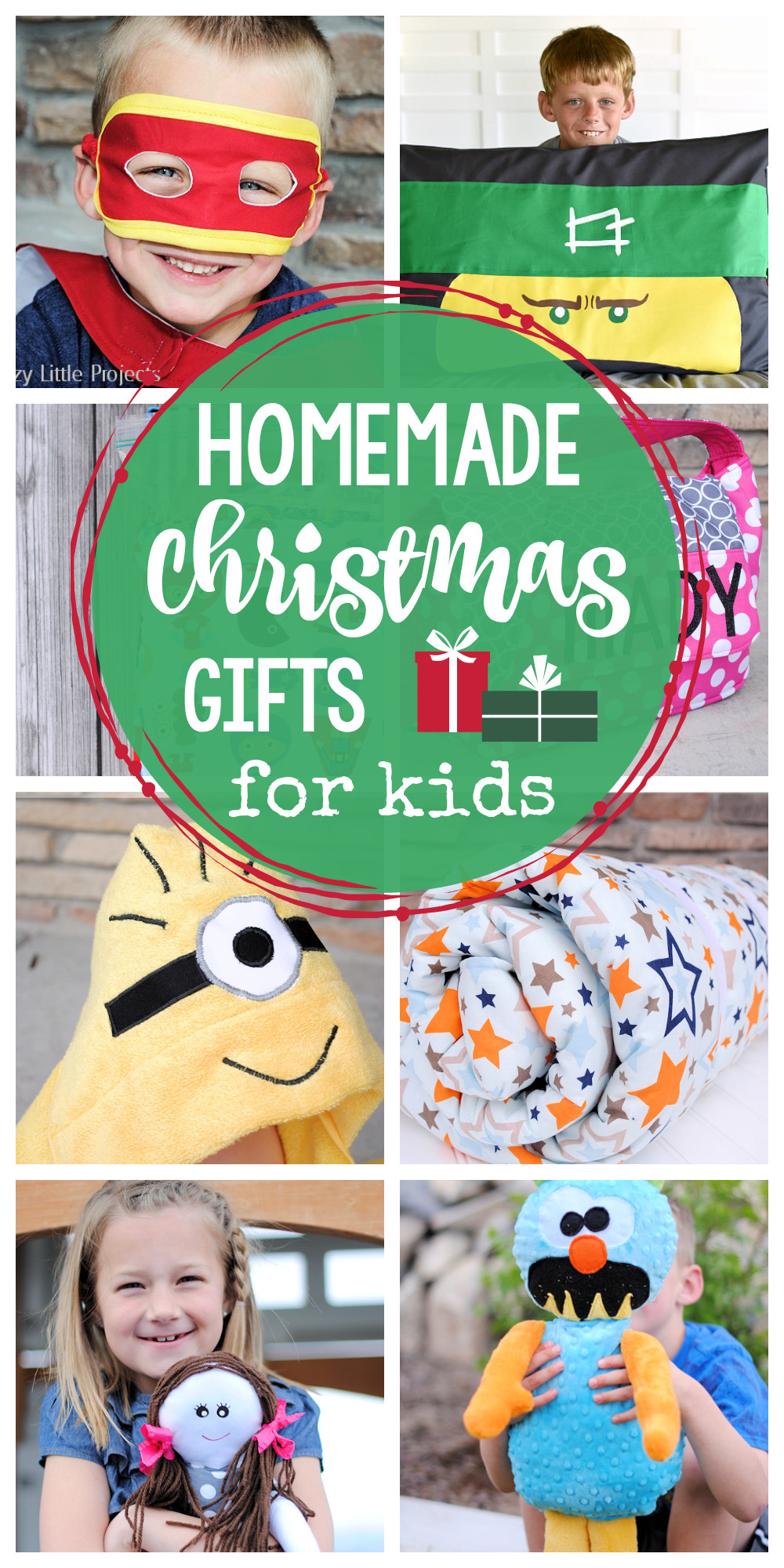 DIY Kids Christmas Gifts
 25 Homemade Christmas Gifts for Kids Crazy Little Projects