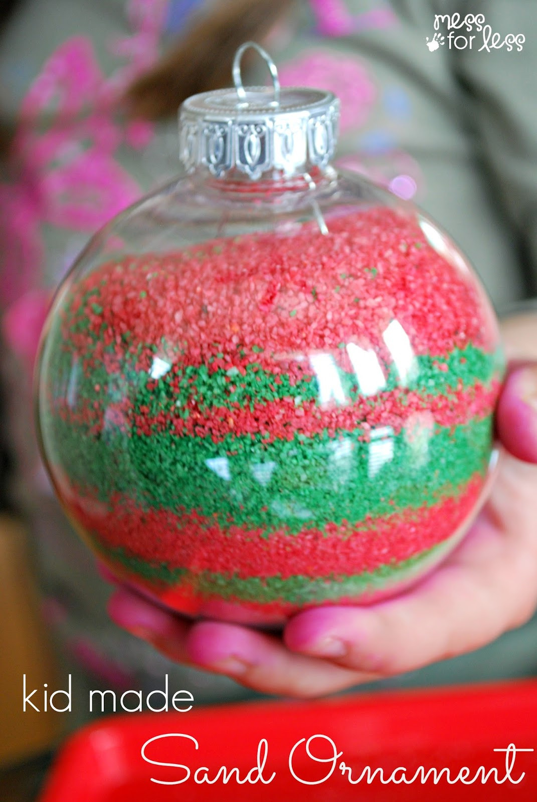 DIY Kids Christmas Ornaments
 Kids Homemade Christmas Ornaments Mess for Less