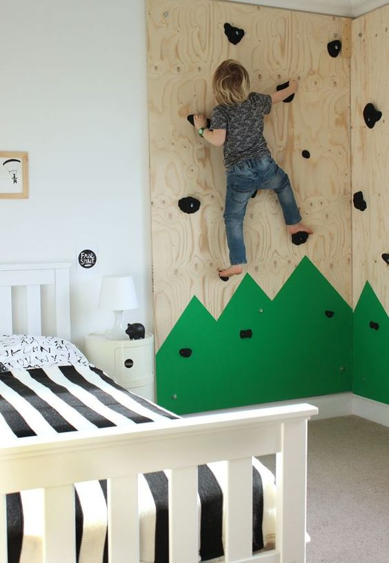 DIY Kids Climbing Wall
 15 Awesome Cool Kids Room Ideas to Help Inspire You