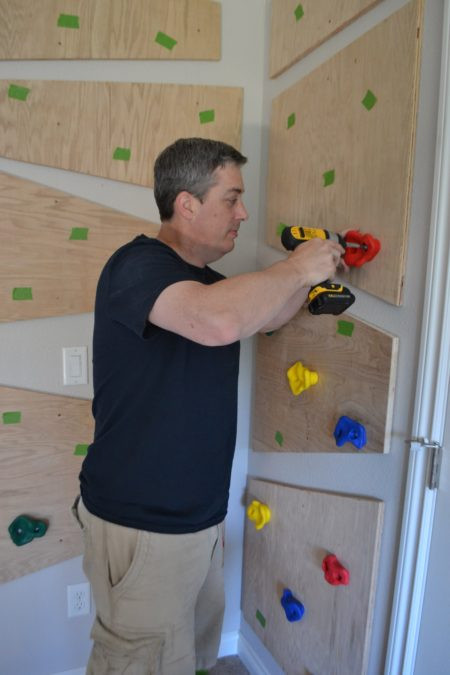 DIY Kids Climbing Wall
 Do It Yourself Climbing Wall The Created Home