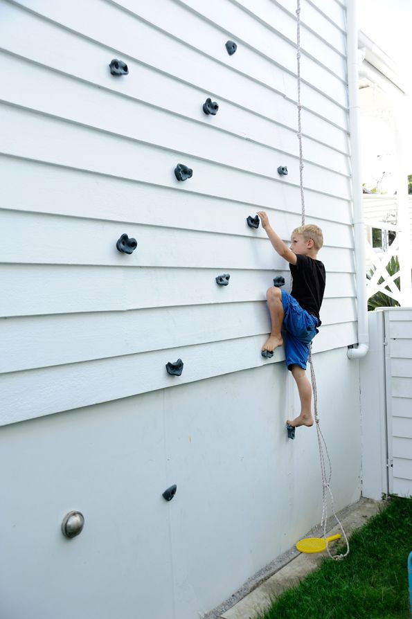 DIY Kids Climbing Wall
 10 Amazing DIY Outdoor Projects for Kids Reliable Remodeler