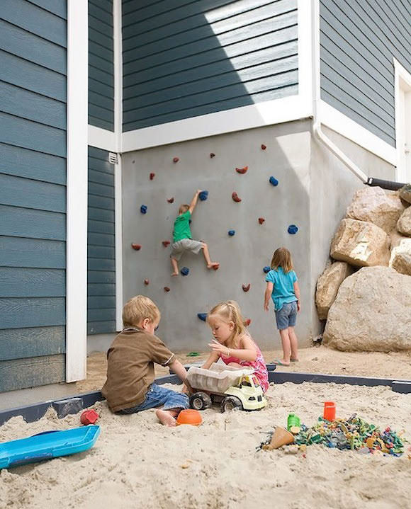 DIY Kids Climbing Wall
 Awesome Outdoor DIY Projects for Kids