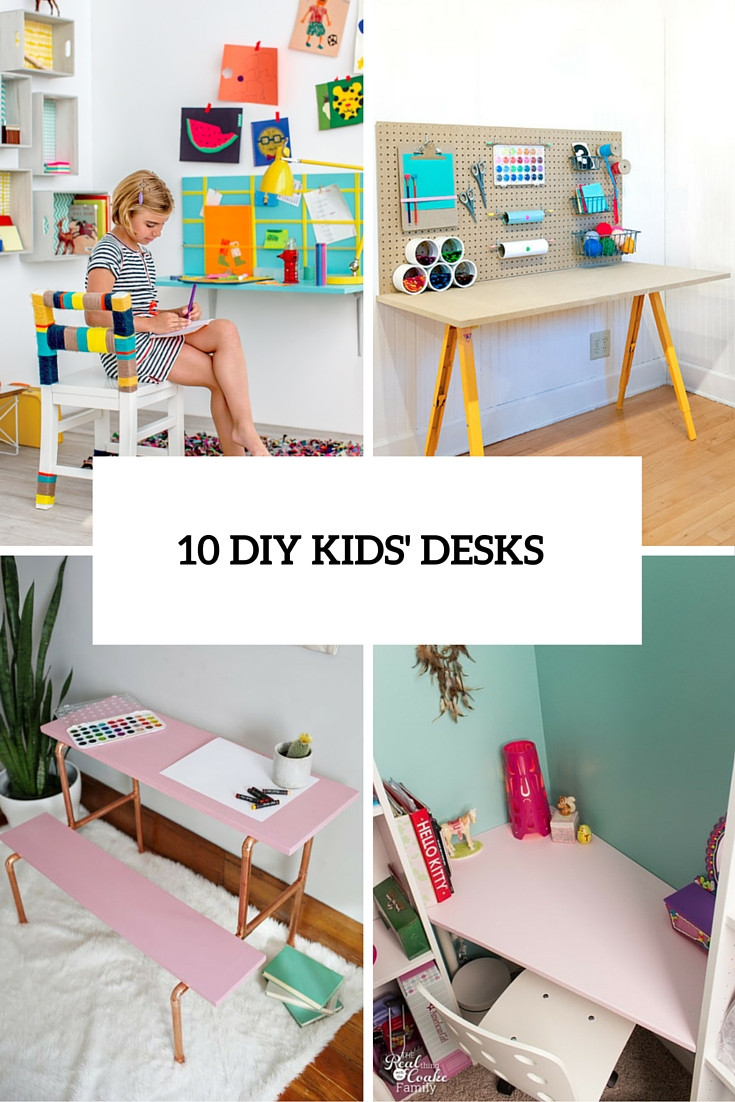 DIY Kids Desks
 10 DIY Kids’ Desks For Art Craft And Studying Shelterness