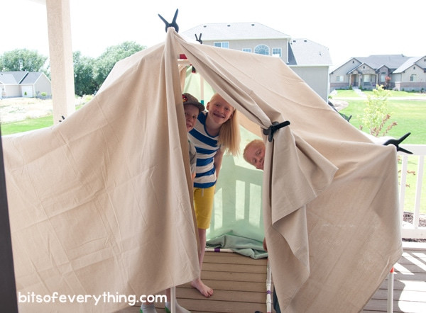 DIY Kids Fort
 DIY Fort Kit for Indoor or Outdoor Use That Kids Will LOVE