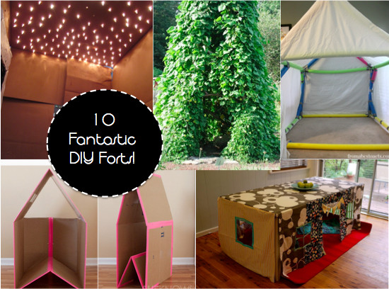 DIY Kids Forts
 10 Favorite DIY Forts for Kids