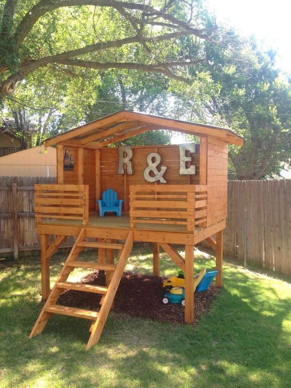 Diy Kids Forts
 Dreamy Backyard Playhouses Your Kids Will Love To Play In