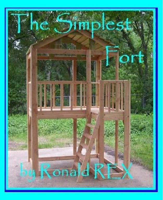 Diy Kids Forts
 32 best Playsets for Small Yards images on Pinterest