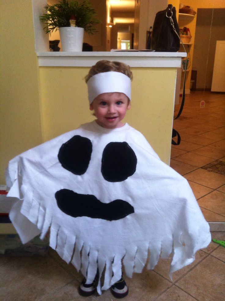 Diy Kids Ghost Costume
 Ghost Costume
