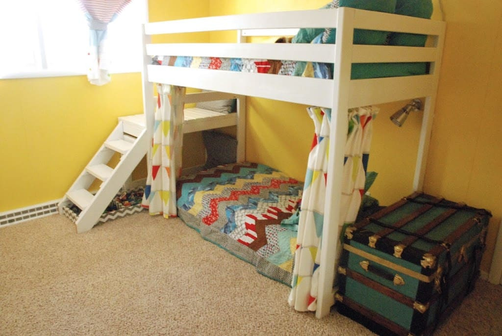DIY Kids Loft Bed
 DIY Kids Loft Bunk Bed with Stairs