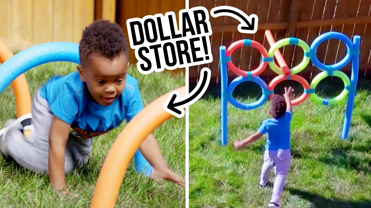 Diy Kids Obstacle Course
 DIY Dollar Store Backyard Obstacle Course HGTV Handmade