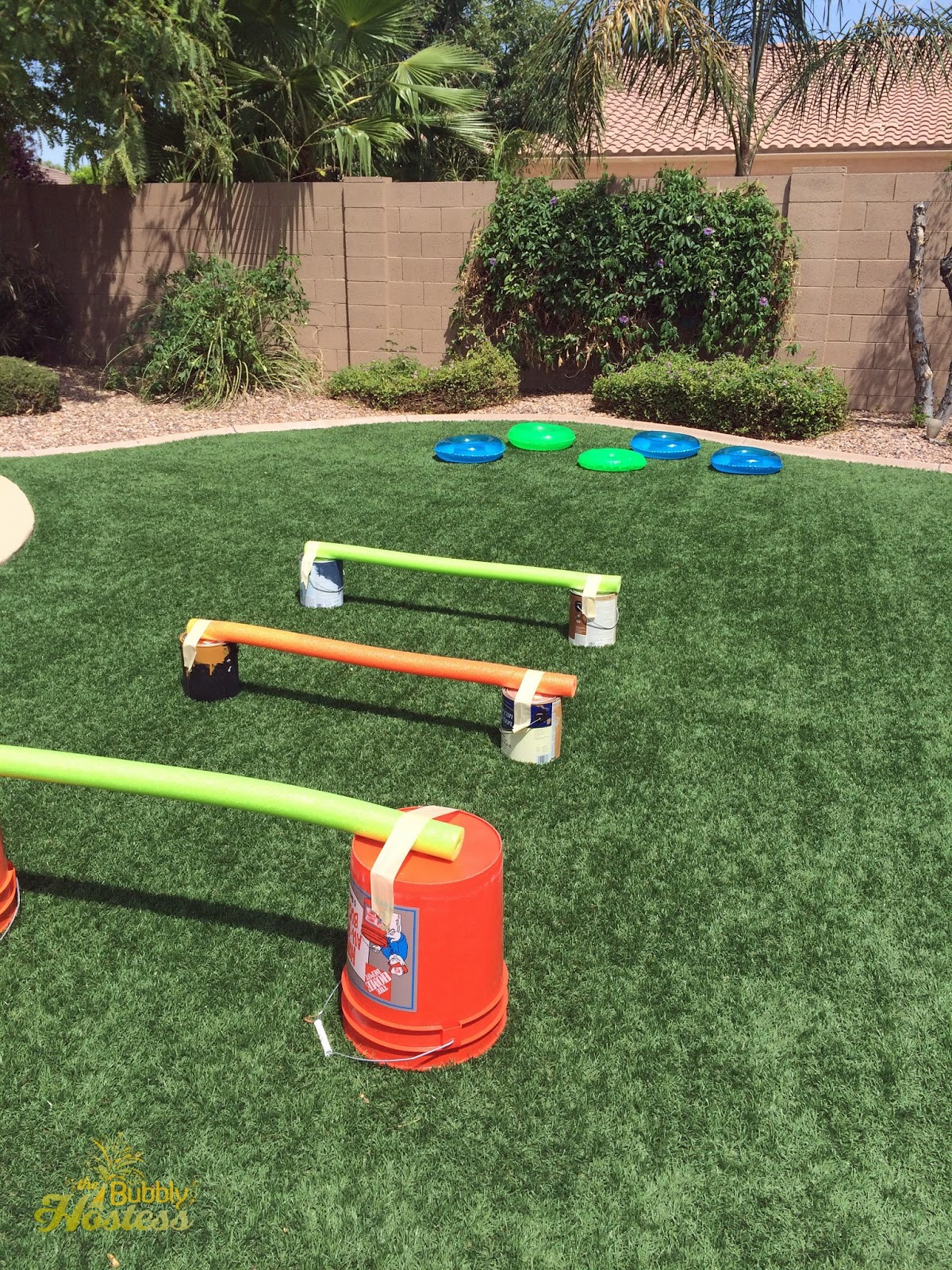 Diy Kids Obstacle Course
 The Bubbly Hostess Wipeout Birthday Party