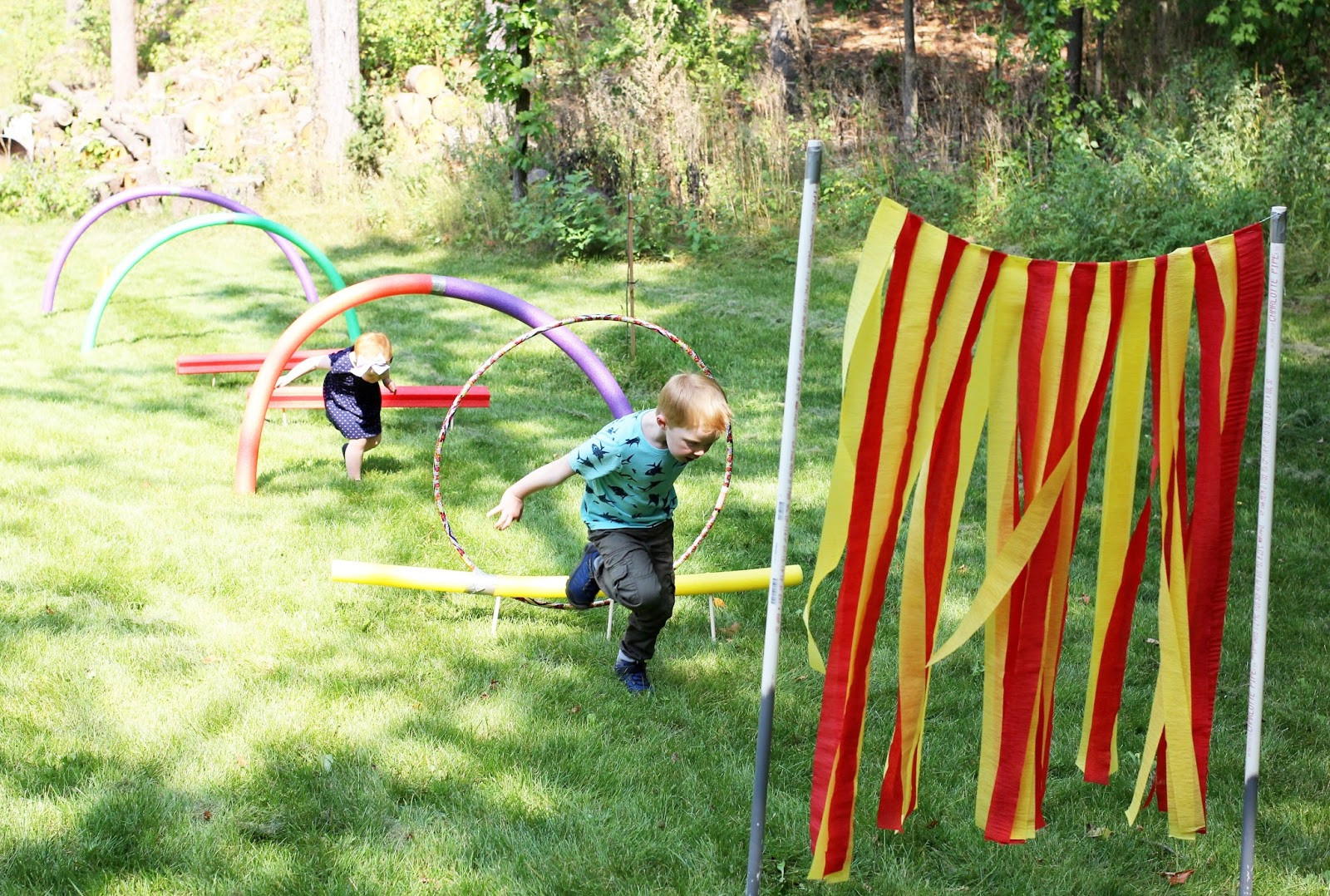 Diy Kids Obstacle Course
 DIY Obstacle Course for Kids · The Girl in the Red Shoes
