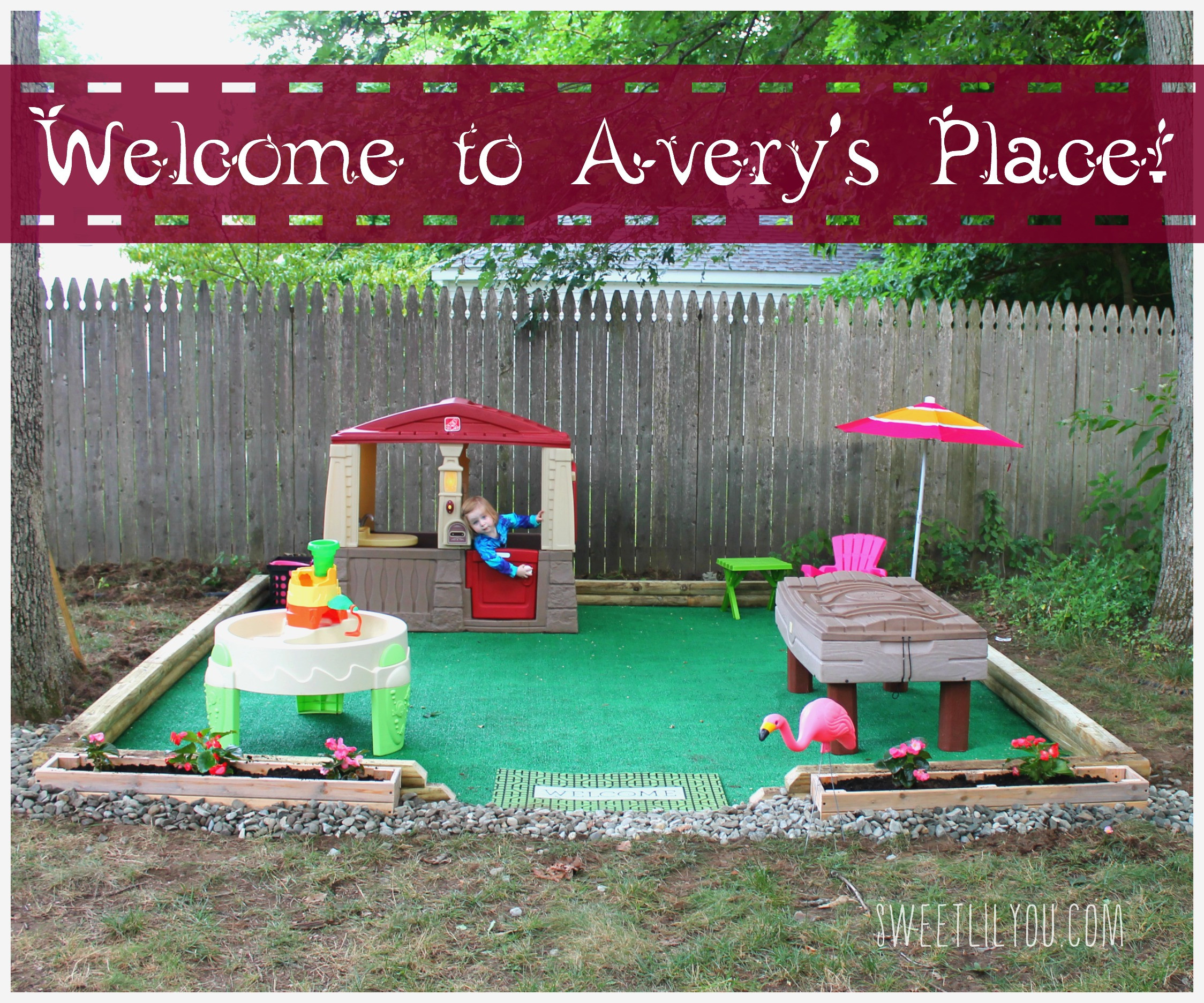 DIY Kids Outdoor Play Area
 DIY Outdoor Play Space Avery s Place sweet lil you