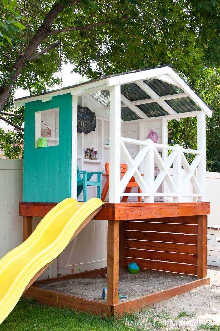 DIY Kids Playhouse
 Our DIY Playhouse The Roof a Houseful of Handmade