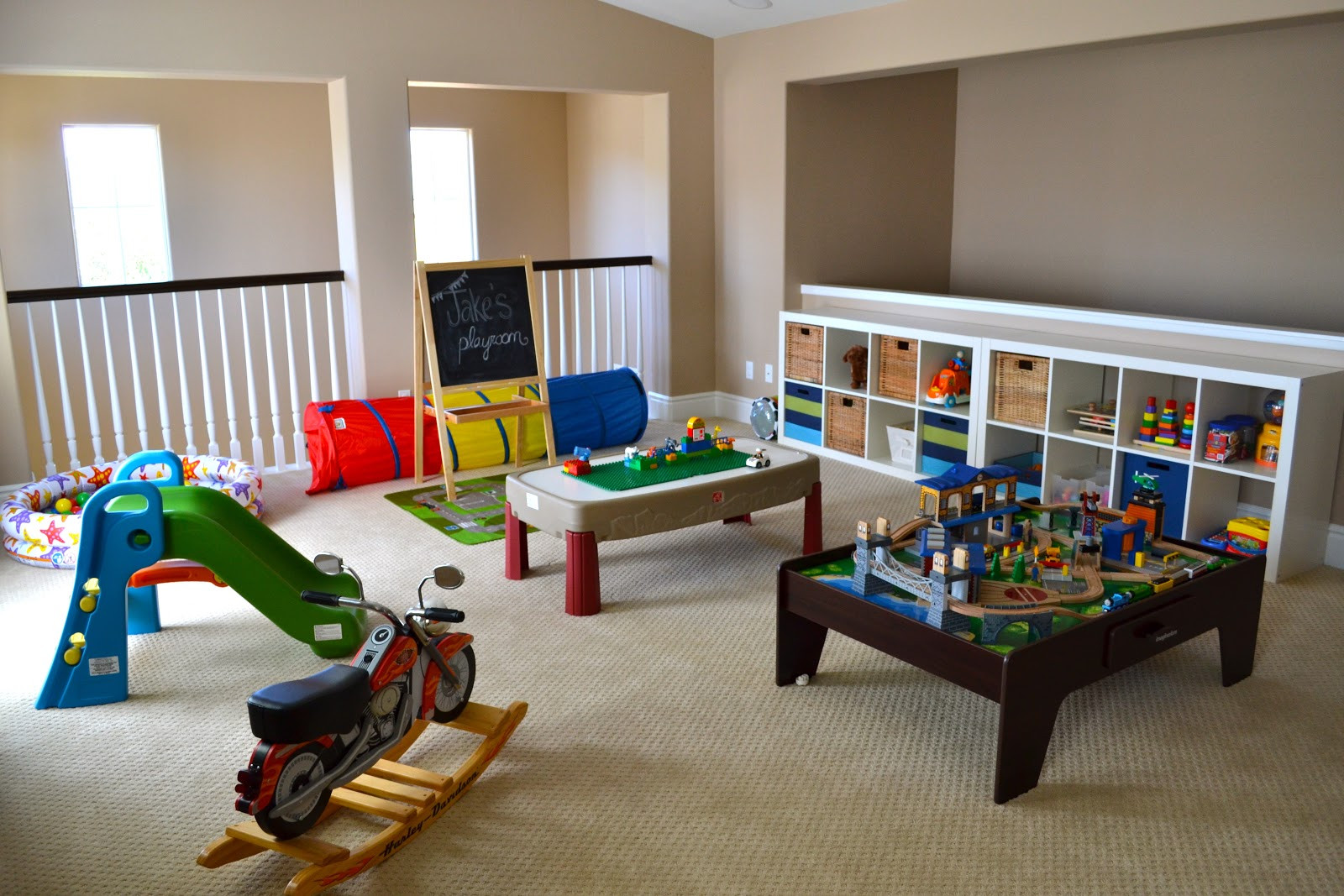 DIY Kids Playroom
 Playroom Tour With Lots of DIY Ideas • Color Made Happy