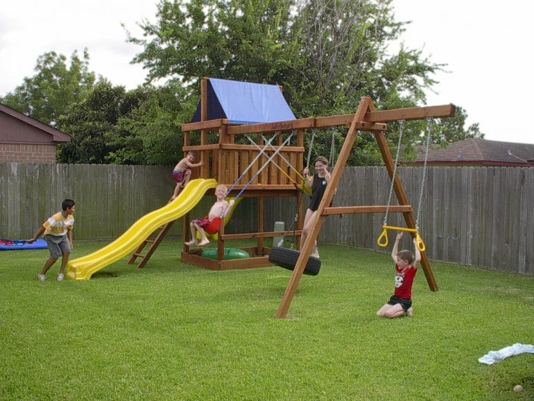 DIY Kids Playset
 15 DIY Swing Set Build A Backyard Play Area For Your Kids