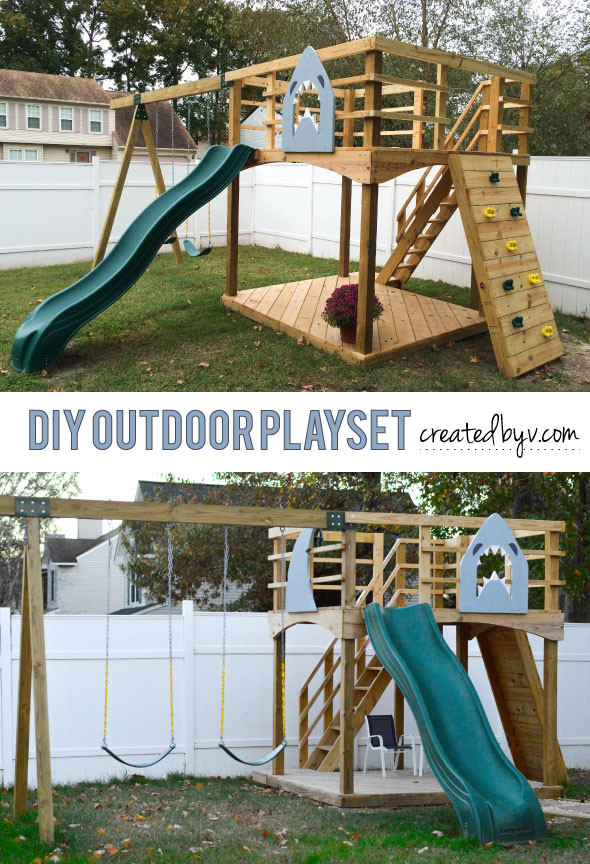 DIY Kids Playset
 15 Awesome Backyard DIY Projects