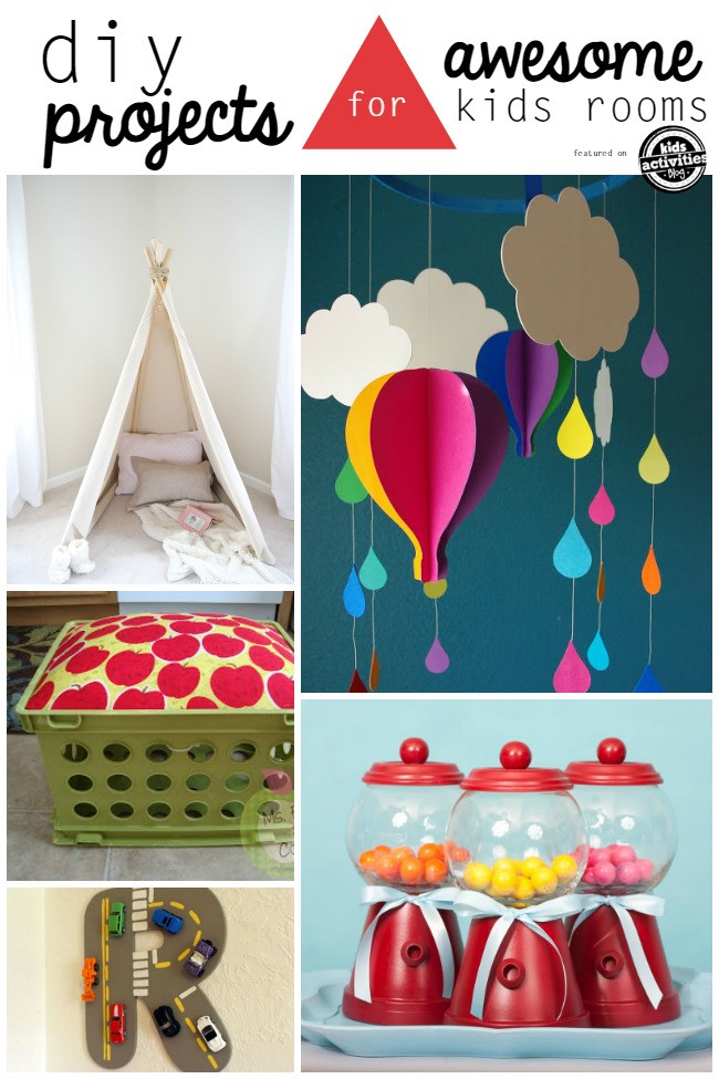 DIY Kids Projects
 25 Creative DIY Projects For Kids Rooms