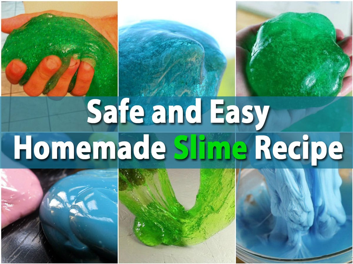 DIY Kids Slime
 Kids Will Love This Safe and Easy Homemade Slime Recipe
