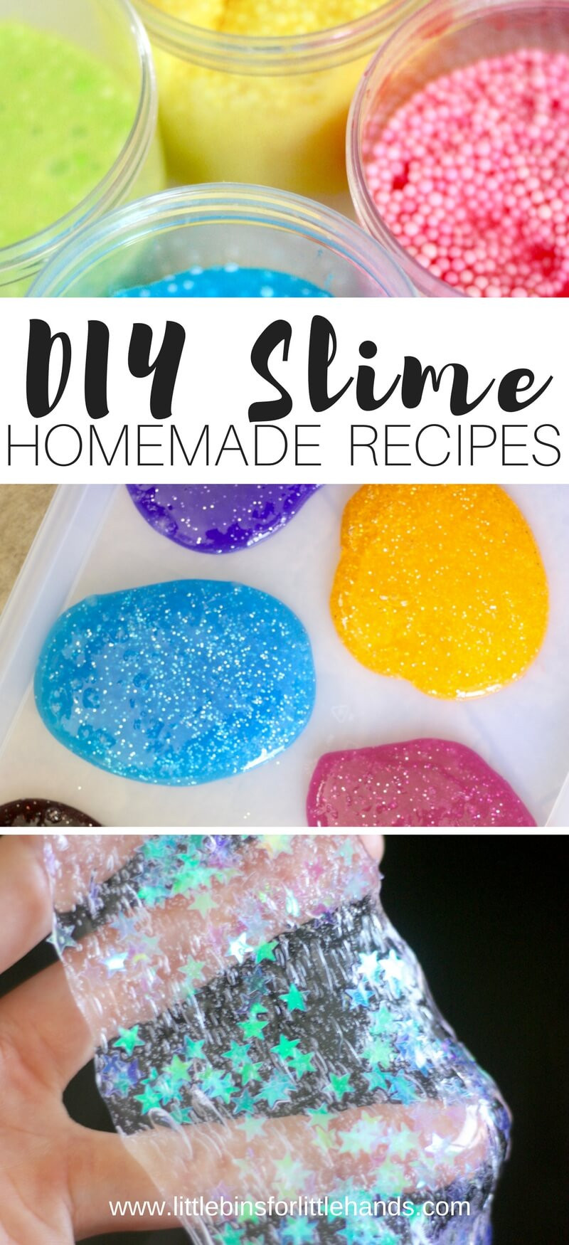 DIY Kids Slime
 Homemade Slime Recipe for Making Slime With Kids