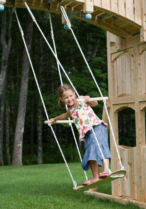 DIY Kids Swing
 Amazingly DIY Patio and Garden Swings 12thBlog