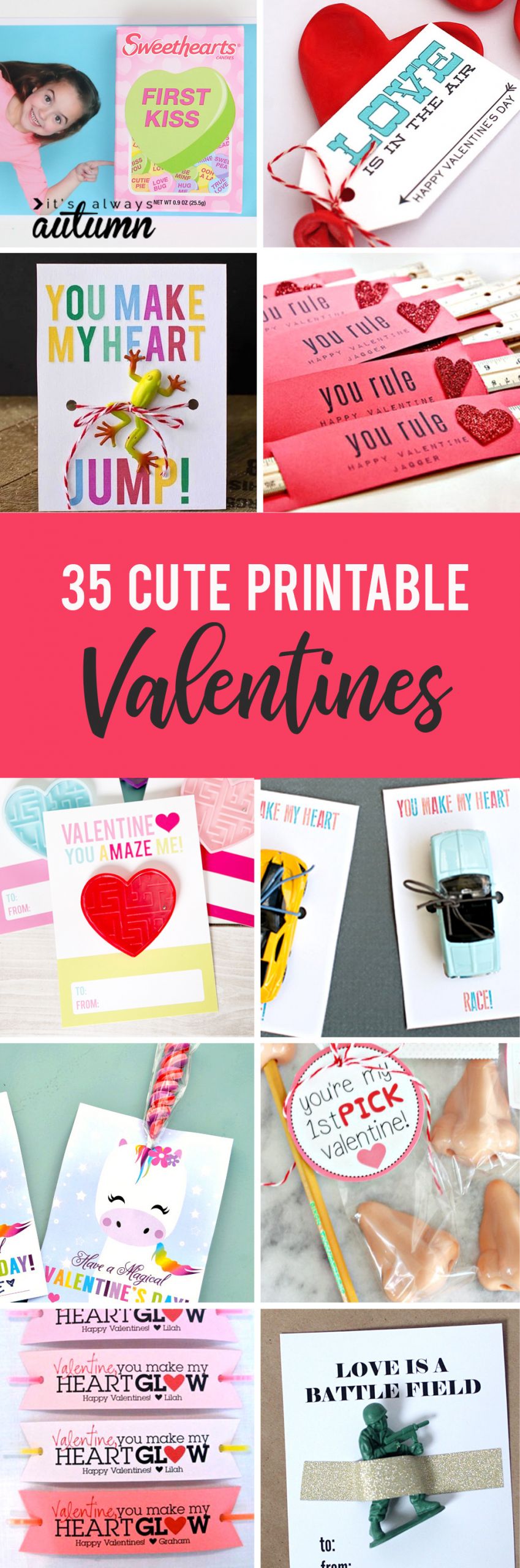 DIY Kids Valentine Cards
 35 Adorable DIY Valentines cards for kids that you can