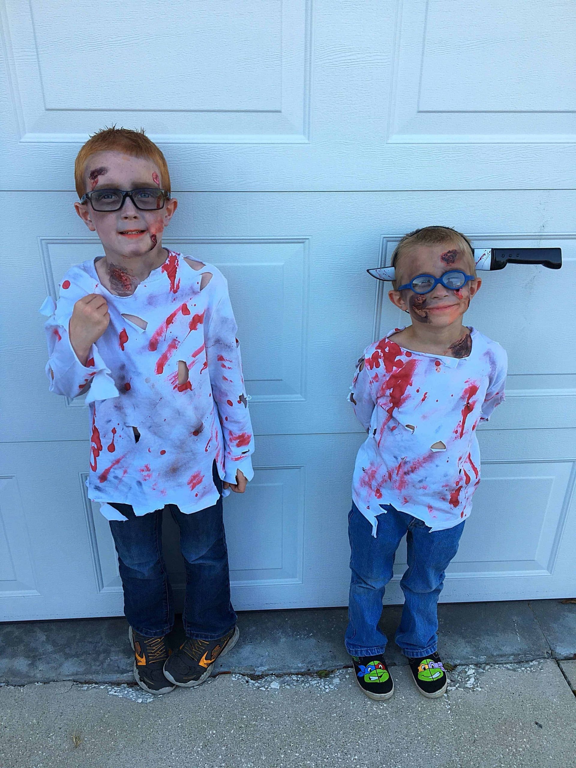 DIY Kids Zombie Costume
 DIY Halloween Zombie Makeup and Costume Kindly Unspoken