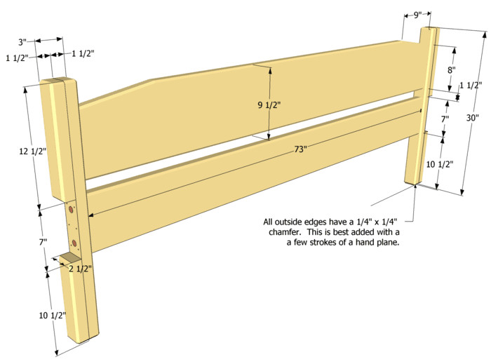 DIY King Size Headboard Plans
 woodworking plans for a king size storage bed