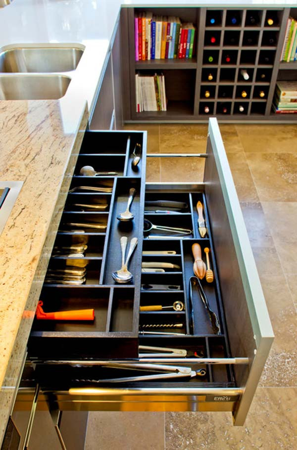 Diy Kitchen Cabinet Organizer
 27 Ingenious DIY Cutlery Storage Solution Projects That