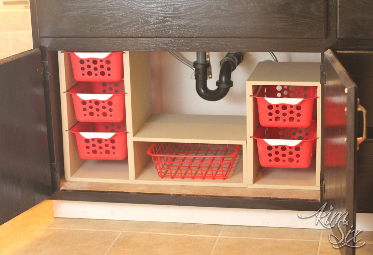 DIY Kitchen Cabinet Organizers
 diy undersink organizer