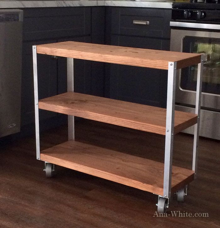 DIY Kitchen Cart Plans
 Rolling Kitchen Island Cart Plans WoodWorking Projects