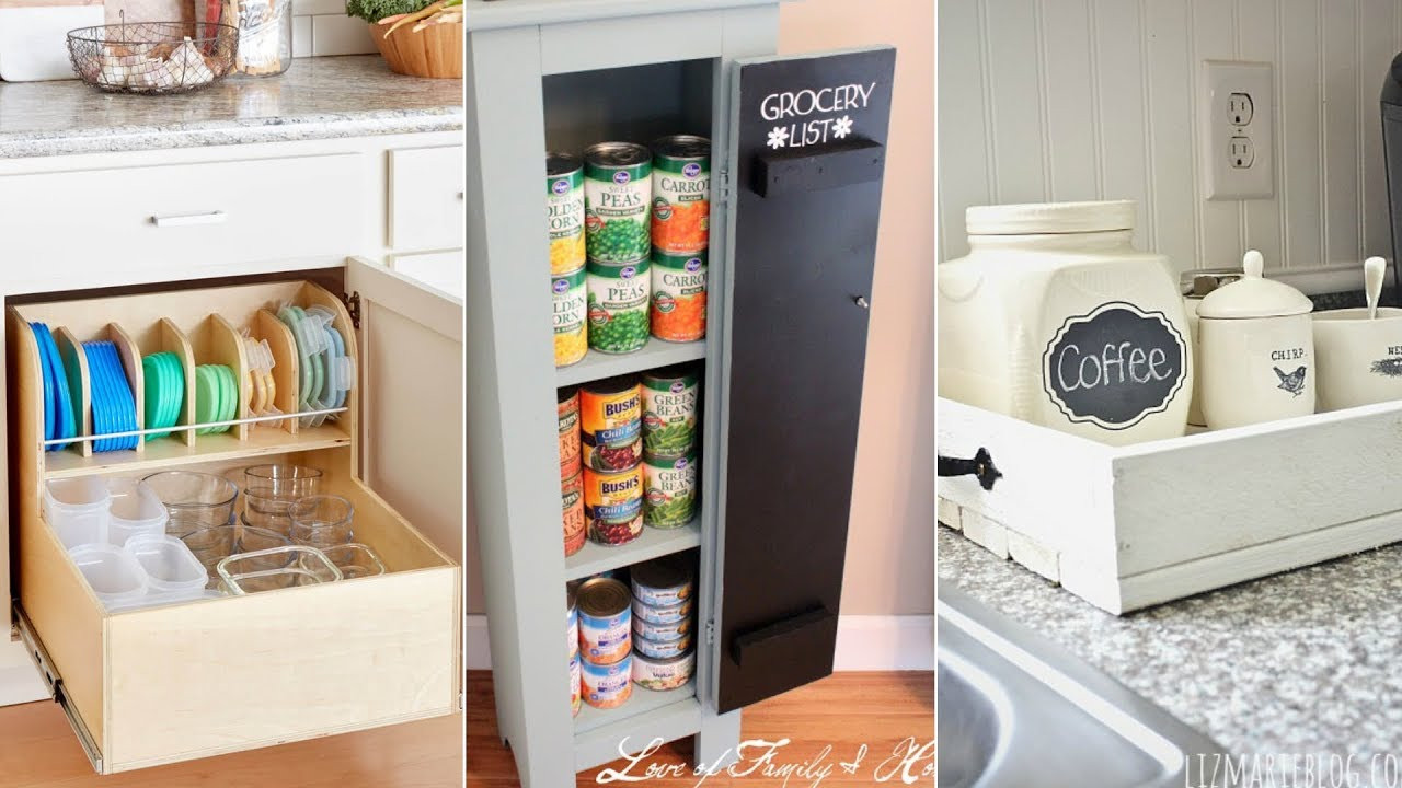 Diy Kitchen Organizers
 10 Low Cost DIY Kitchen Improvement Storage Ideas