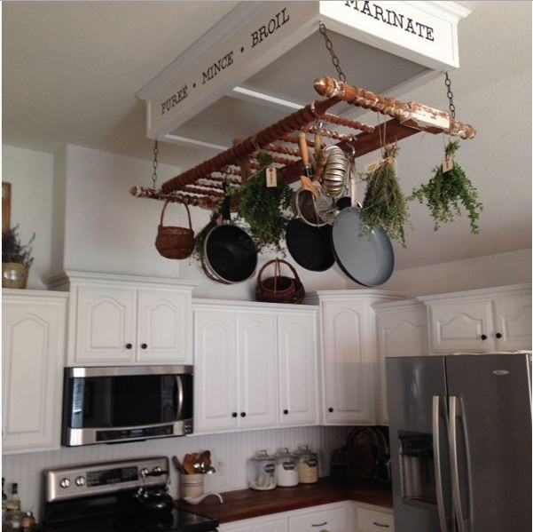 DIY Kitchen Pot Rack
 12 DIY pot rack projects to save space in your kitchen