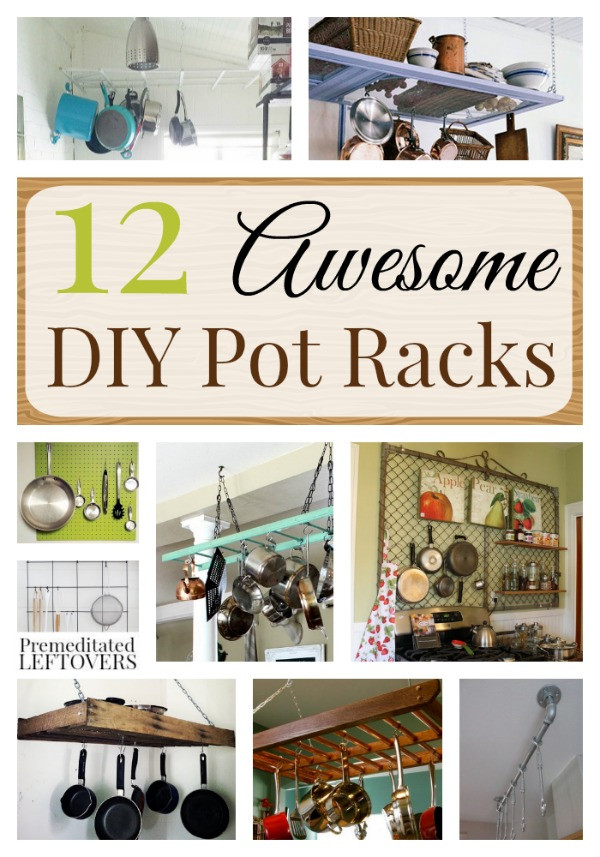 DIY Kitchen Pot Rack
 12 Awesome DIY Pot Racks