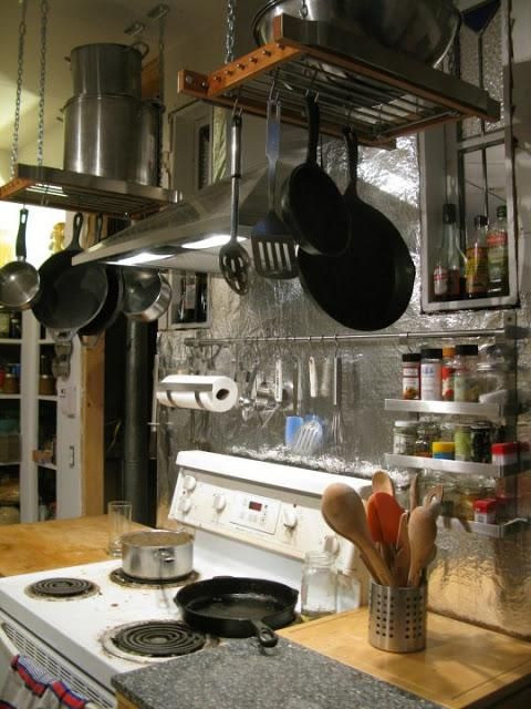 DIY Kitchen Pot Rack
 1000 images about diy hanging pot rack on Pinterest